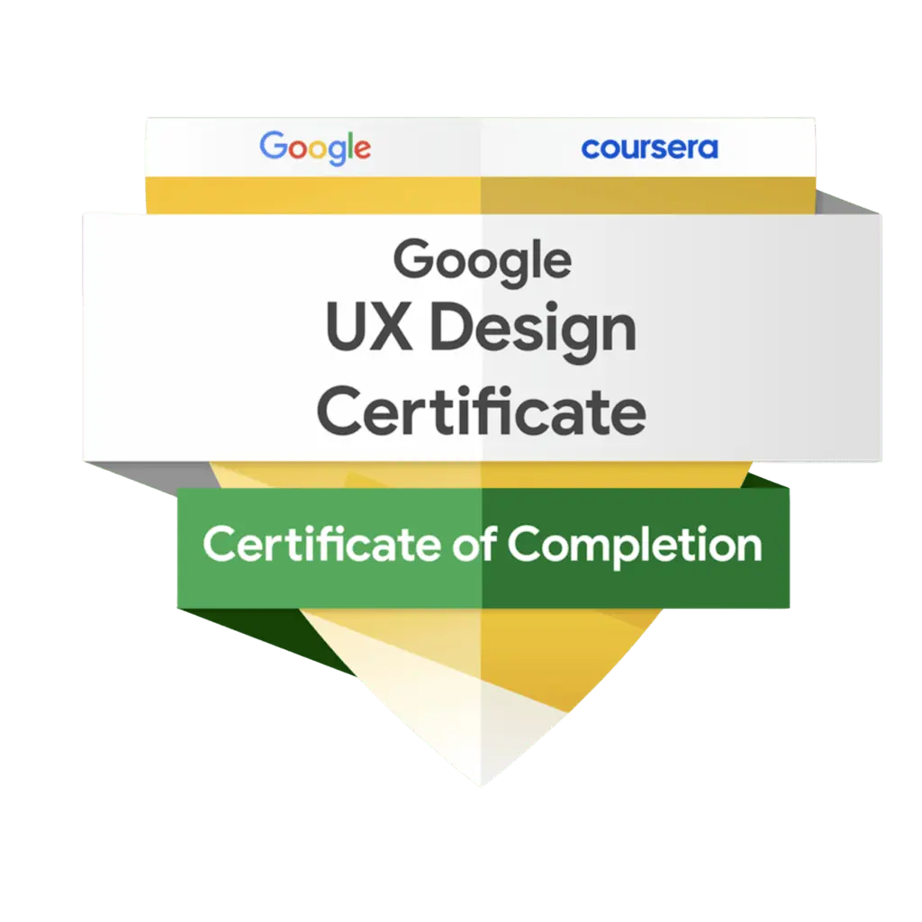 Google UX Design Professional Certificate badge
