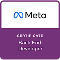 Meta Back-End Developer Professional Certificate badge
