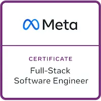 Meta Full-stack Engineer Professional Certificate badge
